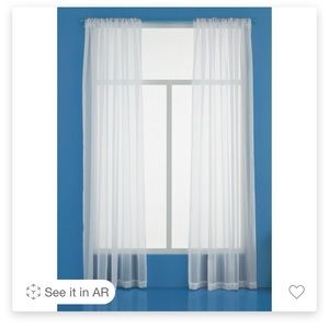 84” Sheer Curtain Panels (set of 4)